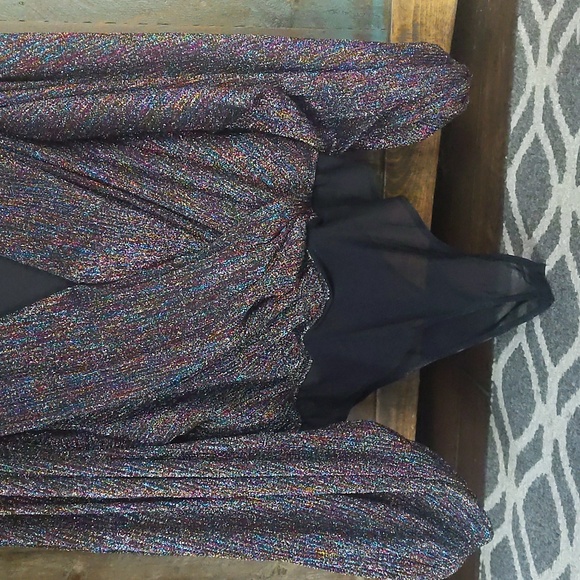 Jealous Tomato Metallic Rainbow Simmer Bodysuit - Women's Medium - Picture 3 of 6